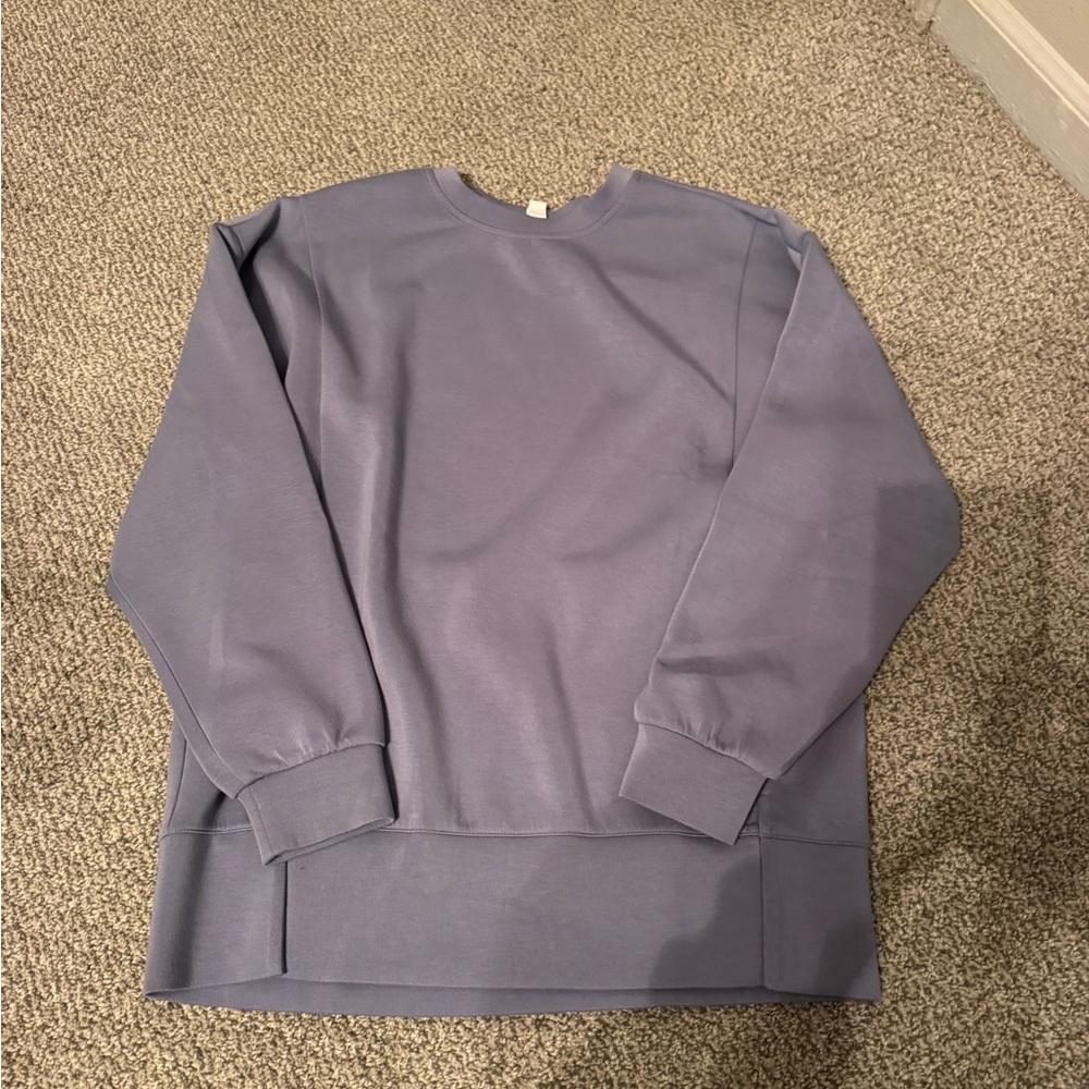 Zella Women's Purple Crewneck Sweatshirt